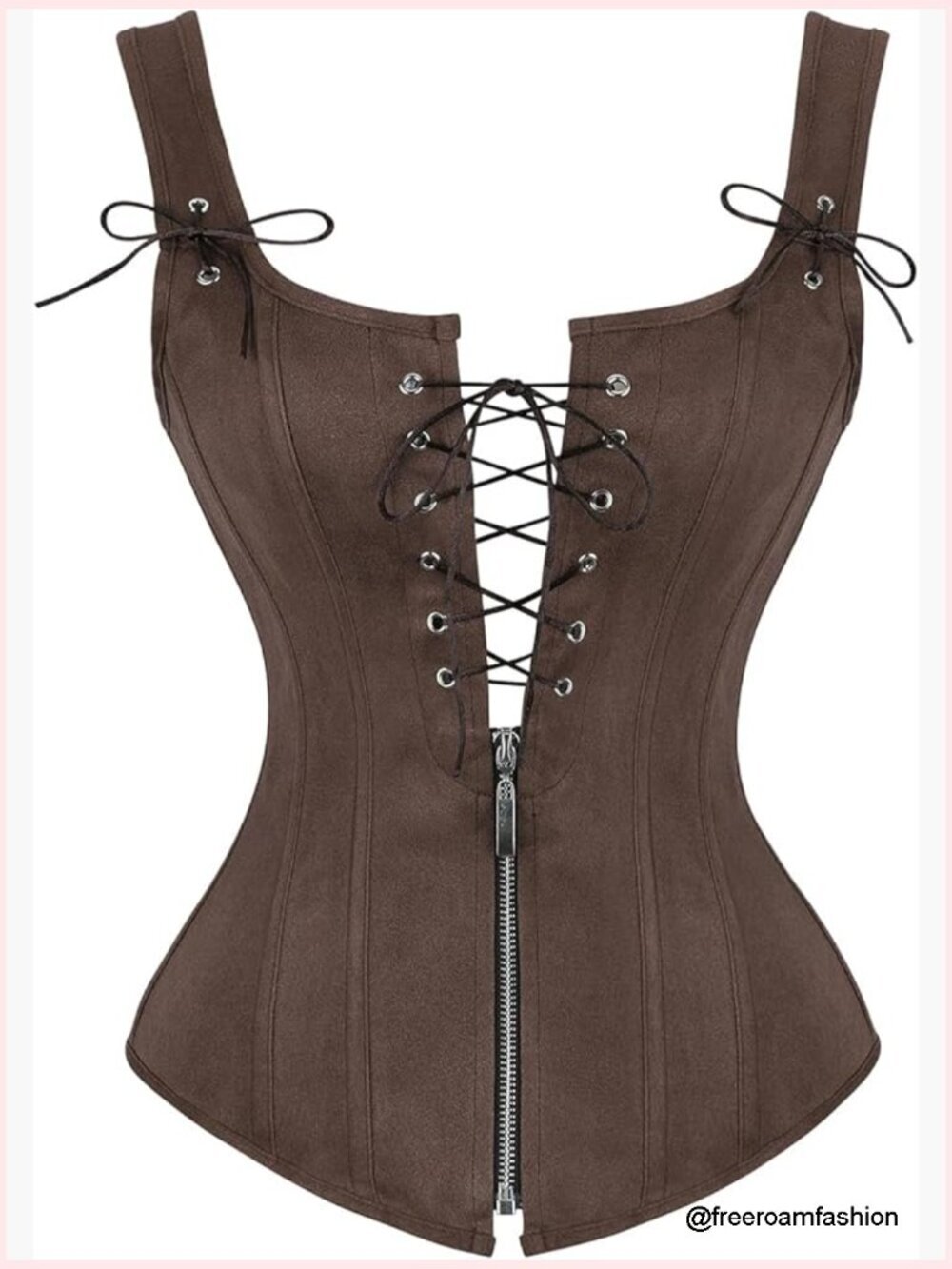 Overbust Corset Top Renaissance Halloween Steampunk Plus Size Ribbed Boning Lace